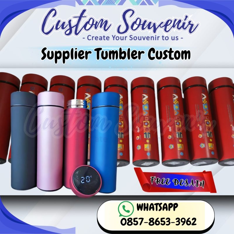Supplier Tumbler Custom : Vendor Souvenir Custom Terpercaya