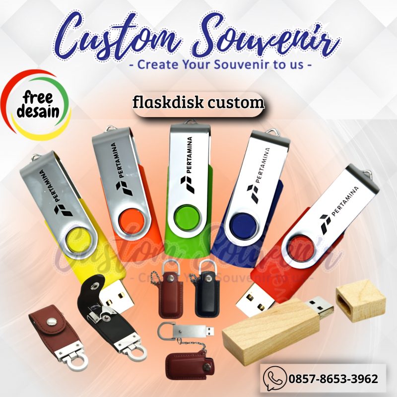 Flashdisk Custom: Solusi Praktis untuk Souvenir dan Promosi Perusahaan