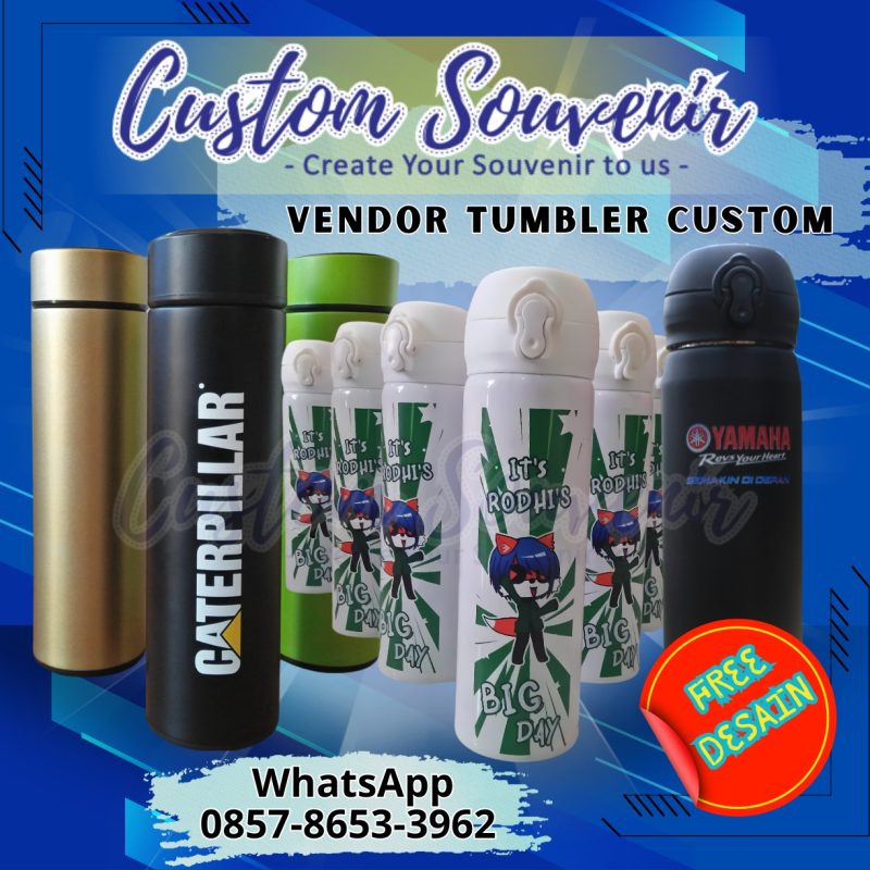 Supplier dan Vendor Tumbler Stainless Steel untuk Promosi Brand