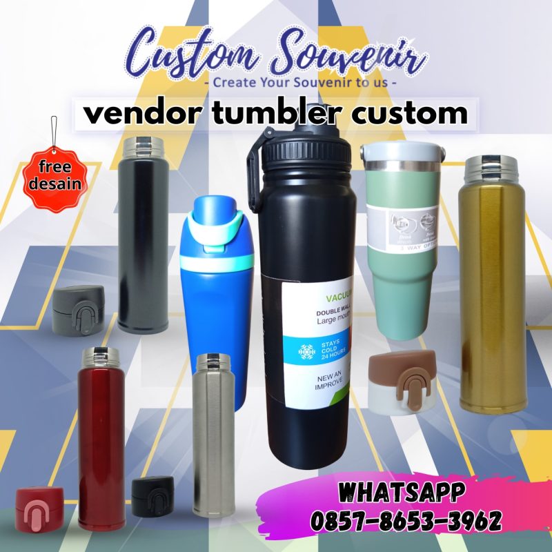 supplier tumbler custom, grosir tumbler berkualitas