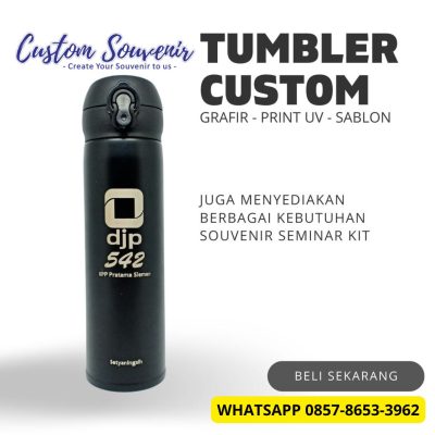 Vendor Tumbler Custom Grafir untuk Souvenir