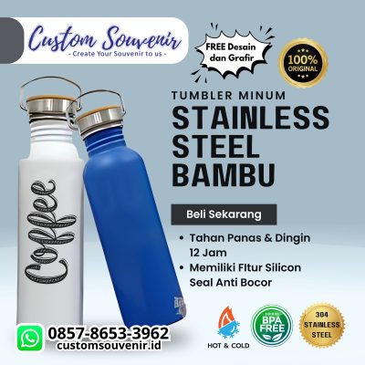 Souvenir Tumbler Stainless Custom Jogja