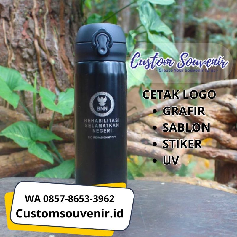 Tumbler Souvenir Custom Logo Perusahaan