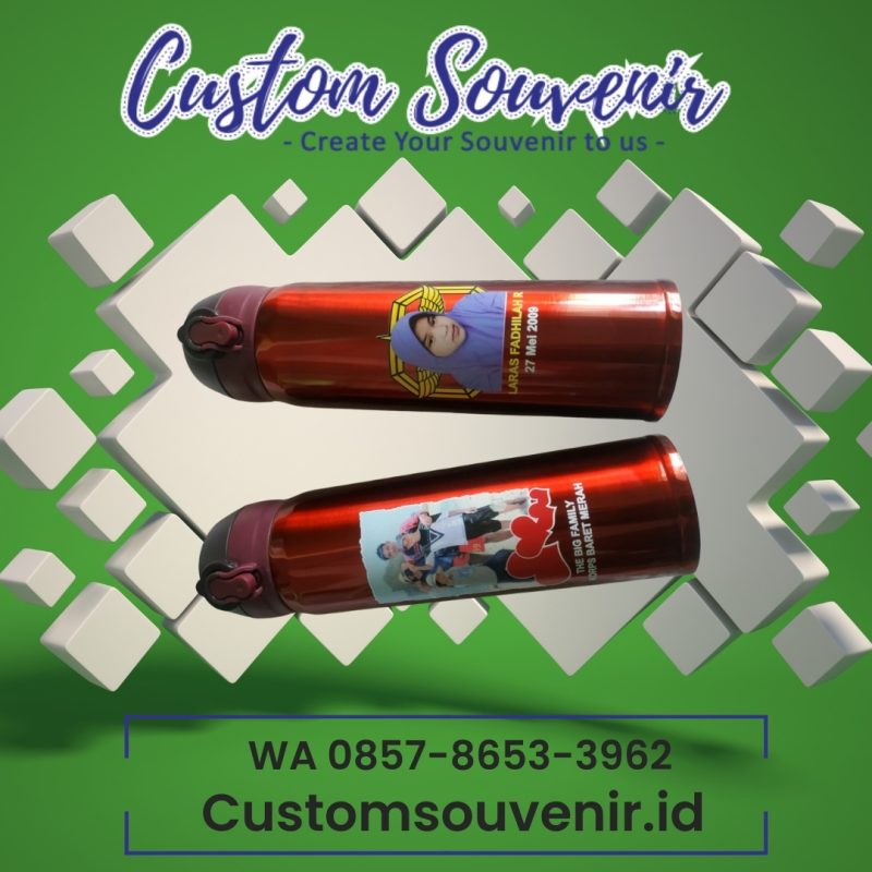 Tumbler Custom untuk Souvenir Pernikahan