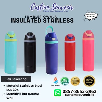 Tumbler Stainless Steel SUS 316 dan 304 untuk Souvenir Kekinian