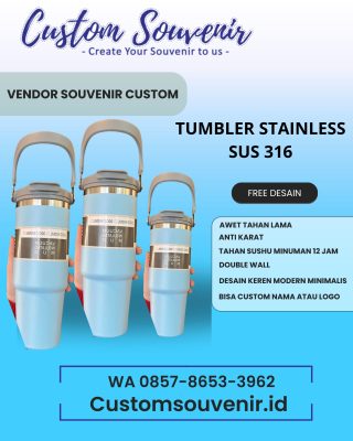 Tumbler Custom Seminar Kit Premium untuk Event Kantor & Pelatihan