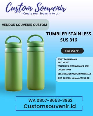 Tumbler Custom Seminar Kit Keren untuk Komunitas & EO
