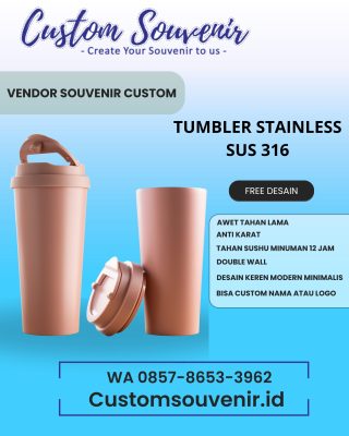 Botol Minum Stainless Steel | Merchandise Perusahaan & Instansi