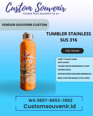 Merchandise Botol Minum Ramah Lingkungan untuk Event Perusahaan