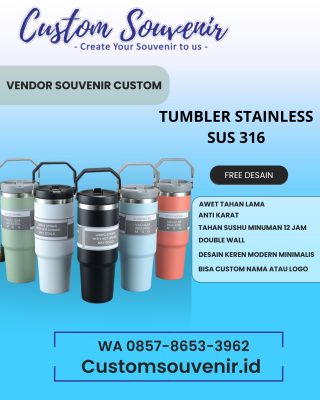 Vendor Souvenir tumbler untuk Event EO & Kampus Terpercaya
