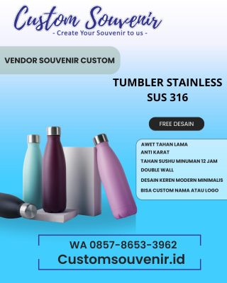 Botol Minum Ramah Lingkungan untuk Seminar Kit, UMKM & Komunitas