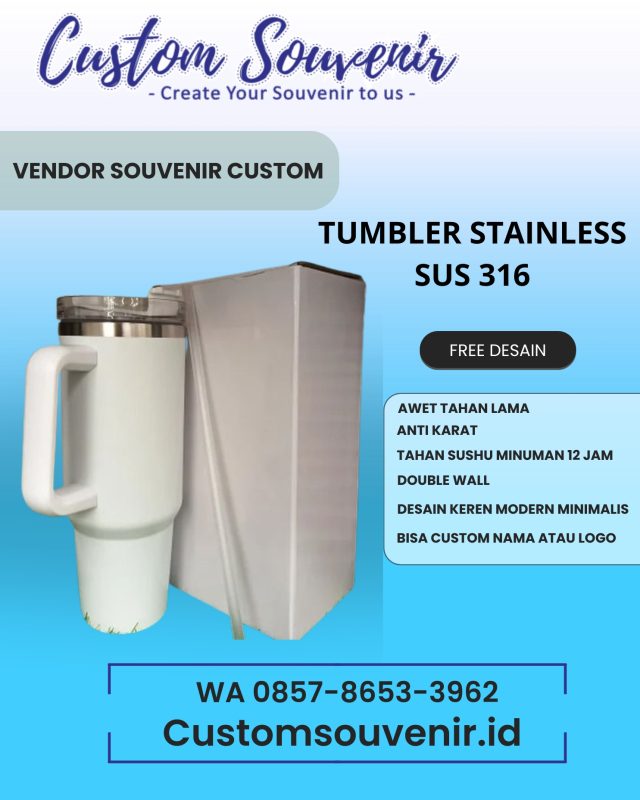Merchandise Botol Minum Tahan Lama untuk Event dan Promosi