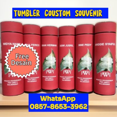 Tumbler Custom Cetak Logo & Nama untuk Acara Bisnis
