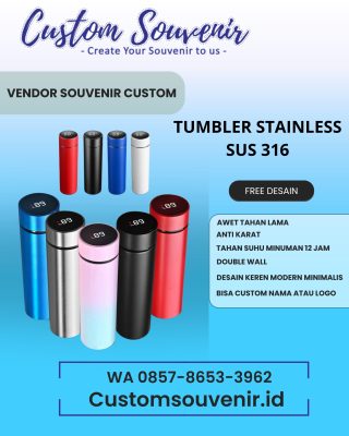 Botol Minum Stainless untuk Souvenir Event dan Seminar