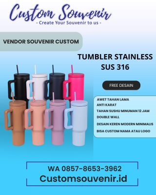 Botol Minum Stainless Steel untuk Souvenir Perusahaan Berkualitas