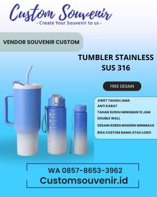 Botol Minum Ramah Lingkungan | Souvenir Event untuk Perusahaan