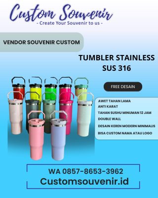 Tumbler Stainless: Solusi Cerdas Bikin Acara Bebas Sampah Plastik