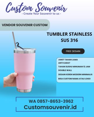 Tumbler Ramah Lingkungan: 5 Alasan Wajib Beralih untuk Souvenir Custom Jogja
