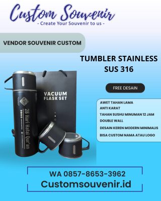 Tumbler Custom Logo | Vendor Merchandise Perusahaan Terpercaya