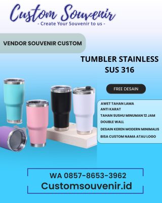 Tumbler Custom Souvenir untuk Komunitas dan Organisasi