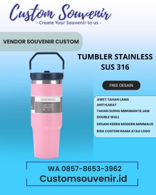 Botol Minum Ramah Lingkungan Custom - Merchandise Go Green