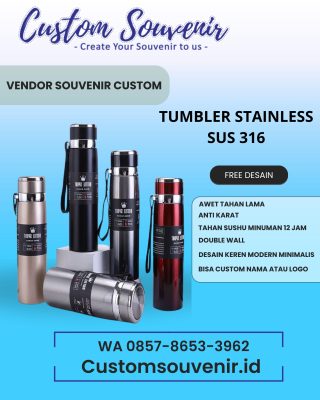 Tumbler Custom Grafir untuk Seminar, Workshop, & Event
