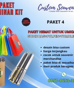 Paket Seminar Kit Hemat untuk UMKM - Solusi Lengkap Merchandise Berkualitas