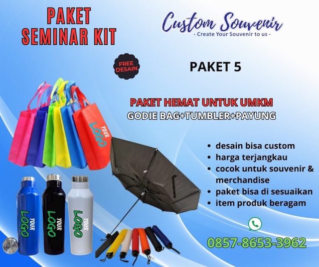 Paket Seminar Kit Hemat untuk UMKM - Solusi Promosi Terjangkau dan Berkualitas