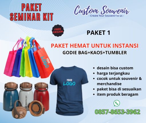 Paket Seminar Kit Hemat untuk Instansi - Solusi Terbaik Merchandise Berkualitas