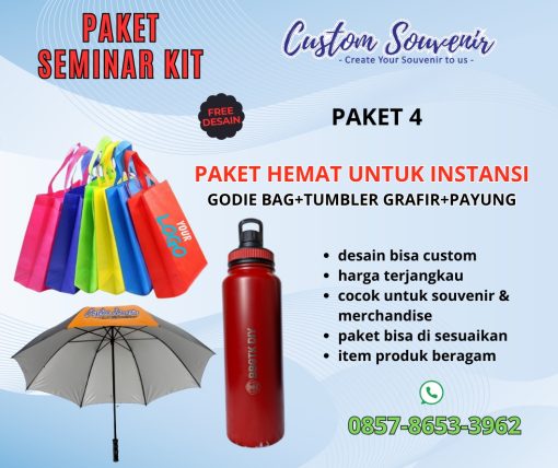 Paket Seminar Kit Hemat untuk Instansi - Solusi Merchandise Berkualitas dengan Harga Terjangkau