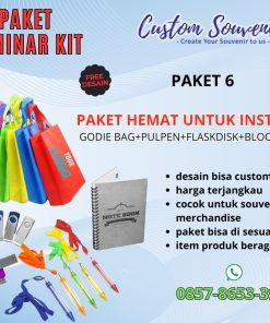 Paket Seminar Kit Hemat untuk Instansi - Solusi Terbaik Merchandise Berkualitas