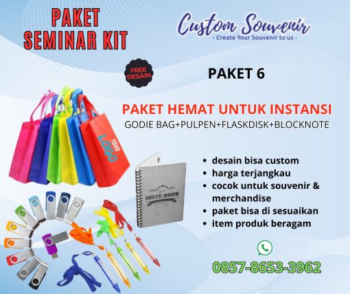 Paket Seminar Kit Hemat untuk Instansi - Solusi Terbaik Merchandise Berkualitas