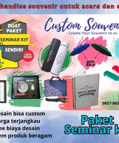 Paket Seminar Kit Custom - Sesuaikan Produk Souvenir Mu Sendiri