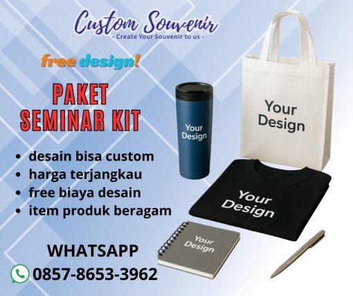 Paket Seminar Kit Custom | PAKET SEMINAR KIT KEKINIAN