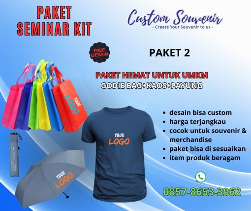Paket Seminar Kit Hemat untuk UMKM - Solusi Terbaik Merchandise Berkualitas