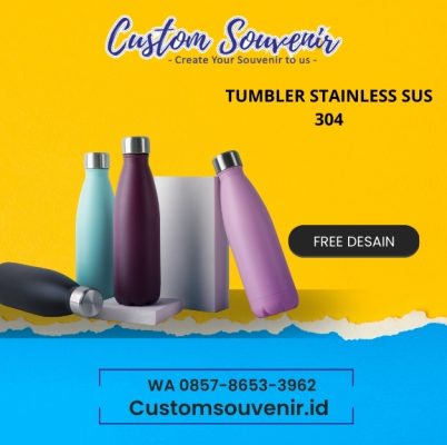 Tumbler Stainless Custom Souvenir Event Premium