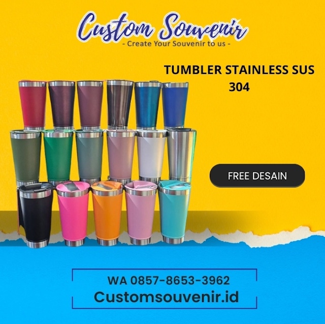 Tumbler Custom Logo Perusahaan Berkualitas