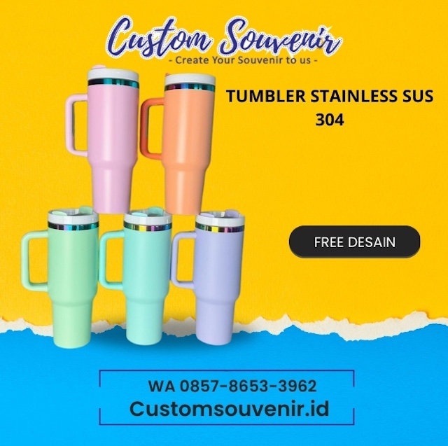 Tumbler custom Souvenir untuk Event Perusahaan