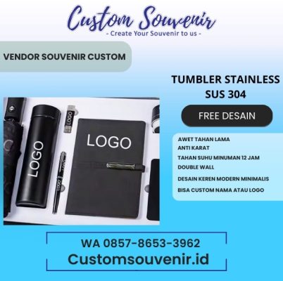 merchandise Tumbler Custom Souvenir untuk Event Perusahaan dan Corporate