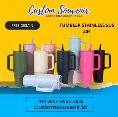 Supplier Tumbler Stainless Steel 304 untuk UMKM dan Komunitas