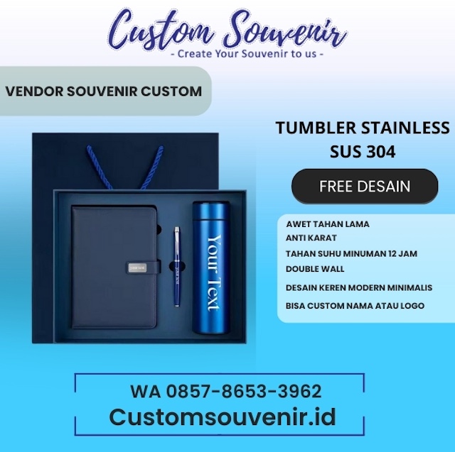 Souvenir Tumbler Custom untuk Event Perusahaan