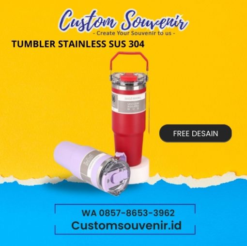 Souvenir Tumbler Murah Custom Nama Terbaik