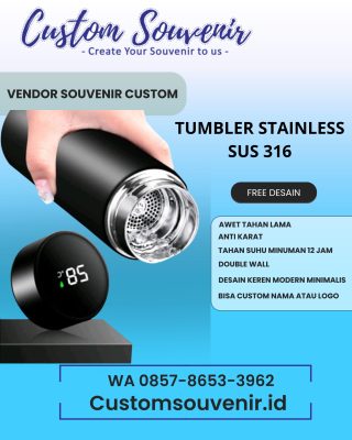 Harga Tumbler Stainless Steel SUS 304 vs 316