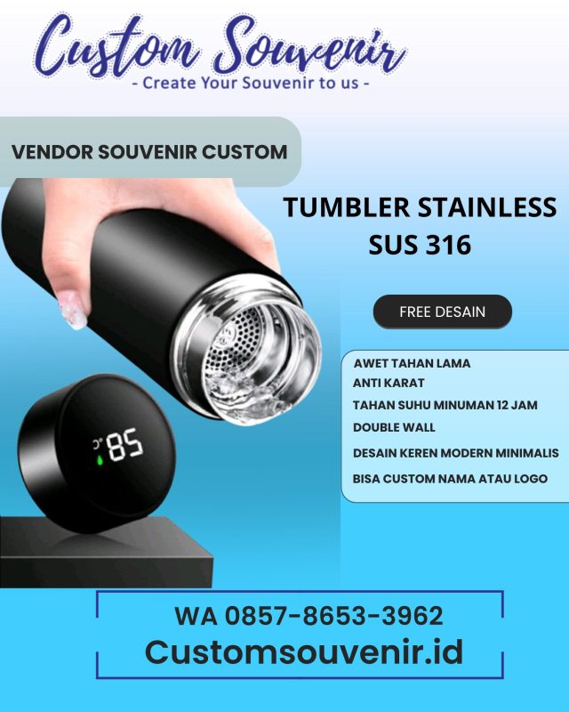 Harga Tumbler Stainless Steel SUS 304 vs 316