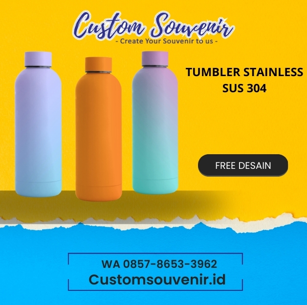 tumbler stainlees steel sus 304 & 316 anti karat