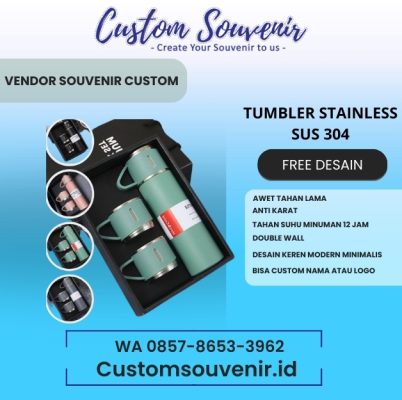 tumbler stainless sus 304 dan 316