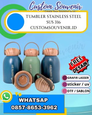 tumbler stainless steel sus 316 solusi go green