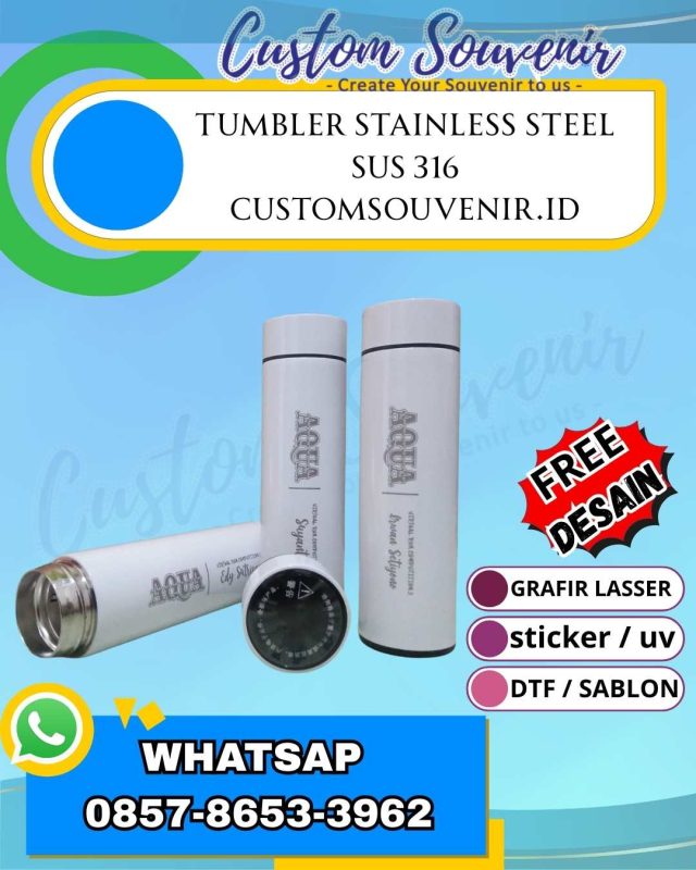 Tumbler Custom Logo Perusahaan Desain Eksklusif