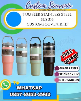 Grosir Tumbler Custom Jogja: Cetak Logo untuk Merchandise
