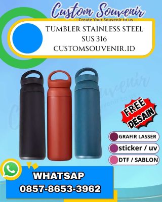 Vendor Tumbler Custom Jogja untuk Souvenir dan Merchandise